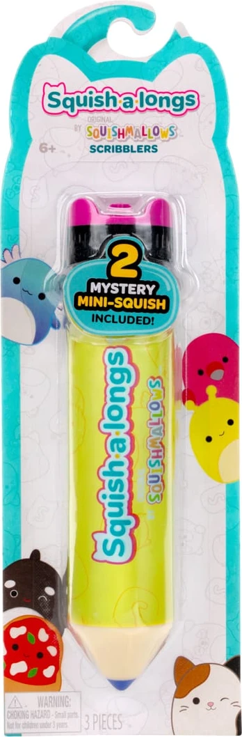 SQUISHMALLOWS SQUISH-A-LONGS Rinkinys su 2 mini figūrėlėmis