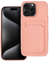 Dėklas Oem CARD Case for IPHONE 15 PRO MAX pink kaina