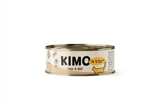 Kimo katėms su tunu ir jautiena, 70 g, 24 vnt.