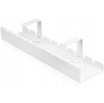 ATL DA263A Organizer na kable pod biurko blat balta