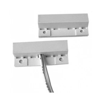 Lipnus magnetinis kontaktas 33x13mm laidas iš vidurio baltas