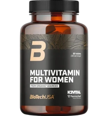 BioTech Multivitamin for Women from organic sources, 60 tab