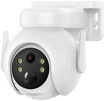 XO camera CR10 WiFi IP Solar powered baltas 7800mAh 2K
