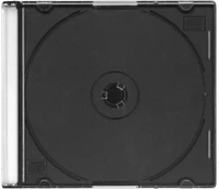 Omega CD box Slim PL, black (44843) kaina