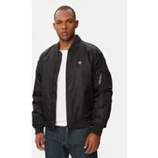 Calvin Klein Jeans Bomber striukė LV04RG505G Juoda Regular Fit