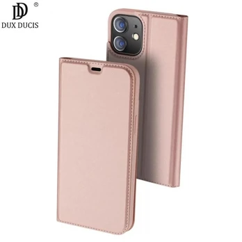 Dėklas DUX DUCIS SKIN PRO CASE WITH FLAP IPHONE 12 MINI Rožinis