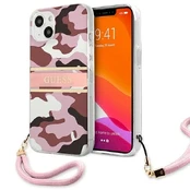 Dėklas Guess GUHCP13SKCABPI iPhone 13 mini Rožinis kaina
