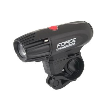 Priekinis žibintas FORCE SAM-330 USB 1LED (juodas)