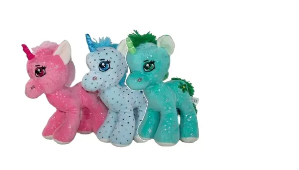 Plush toy - 0126 - UNICORN - 3 COLORS - size 20 cm