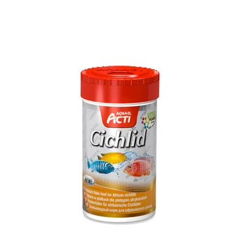 Maistas žuvims Aquael Acti Cichlid, 250ml