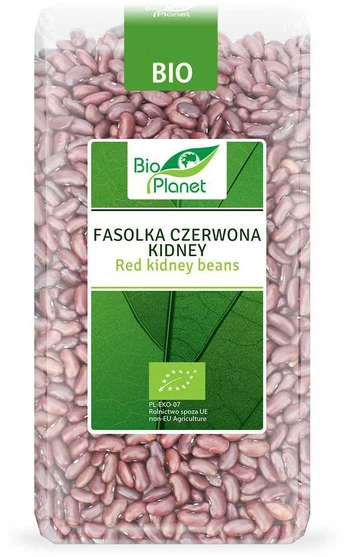 Ekologiškos raudonosios pupelės BIO PLANET, 500g