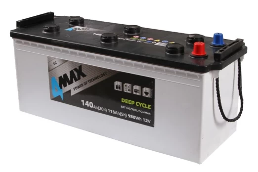 Akumuliatorius 4MAX BAT140/980L/DC/4MAX 12V 140Ah K+