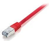 Equip Patchkabel Cat6A S/FTP 2xRJ45 10.00m raudona Plat.LSZH Polybeutel