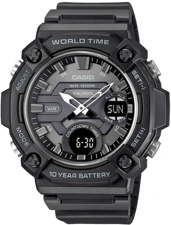Vyriškas laikrodis CASIO AEQ-120W-1BVDF + BOX