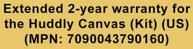 Ext. 2-yr warr. Huddly Canvas (Kit) (US)