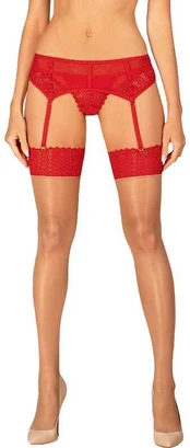 OBSESSIVE INGRIDIA MEDIAS ROJA XL/XXL