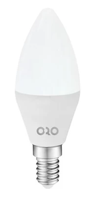 LED lemputė LED, C37, balta, E14, 8 W, 900 lm