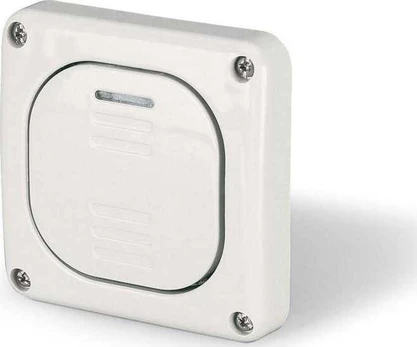 Scame Łącznik schodowy potinkinis 10AX M95, IP66, pilka, PROTECTA