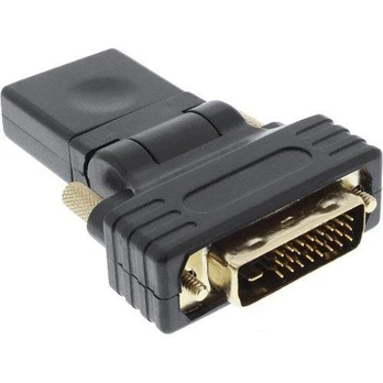 AV adapteris InLine HDMI - DVI- D juodas (17660W)