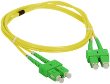 Patch laidas SM SC / APC-SC / APC duplex 9/125 (G.657.A1) 2,0 m ALANTEC