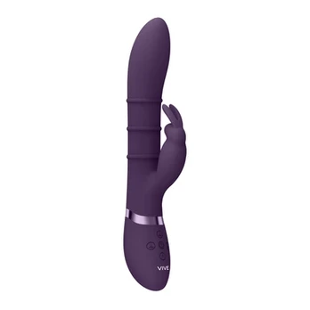 Vive By Shots Sora - Up Down Stimulating Rings, Vibrating G-Spot Rabbit - Violetinė