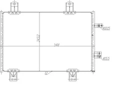 NRF NRF 350480 Air conditioning condenser