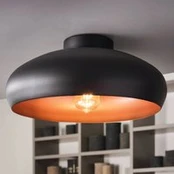 "Mogano" metalinis lubinis šviestuvas, Ø40 cm, juodas