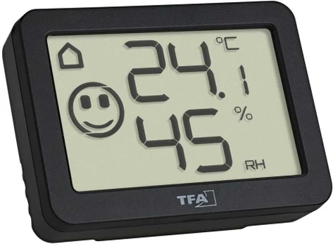 TFA 30.5055.01 - Digital thermometer with hygrometer - juodas