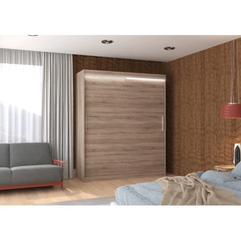 Sliding wardrobe with lighting LED LINCOLN 180