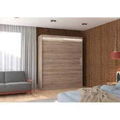 Sliding wardrobe with lighting LED LINCOLN 180 kaina