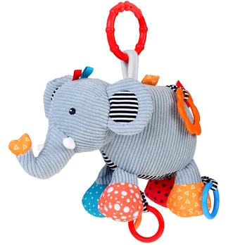 Žaislas vežimėliui Elephant, įvairių spalvų