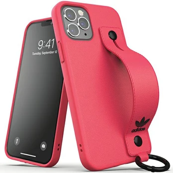 Telefono Dėklas iPhone 12/12 Pro Adidas Case With finger holder - Raudonas KOW068