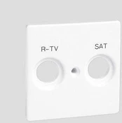 Simon 82 Rtv-sat antenos lizdo dangtelis, baltas