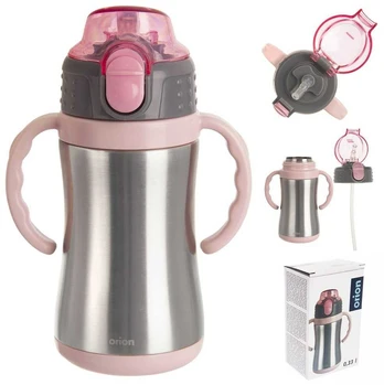 Vaikiškas Termo puodelis , rožinis- 300 ml