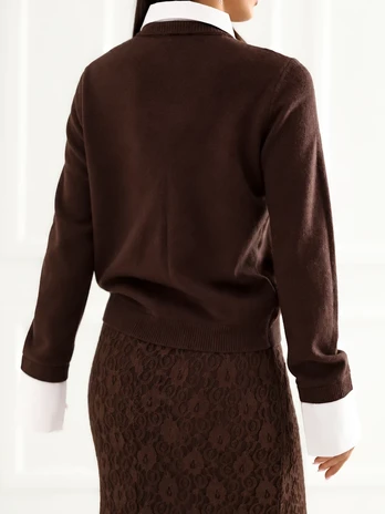Italy Moda Sweter-IR-SW-G996.02-ruda