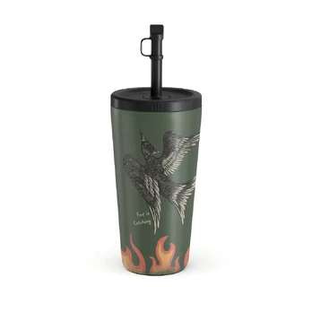 Fire Is Catching - Travel Mug, 500 ml / Straw