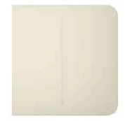 SMART SIDEBUTTON 2GANG/IVORY 46024 AJAX