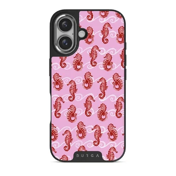 Coral Reef - iPhone 16 Case, Elite Dark (MagSafe) / Silver
