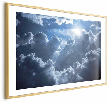 Artgeist Plakatas - Lively Scene: The Sun Battling the Clouds