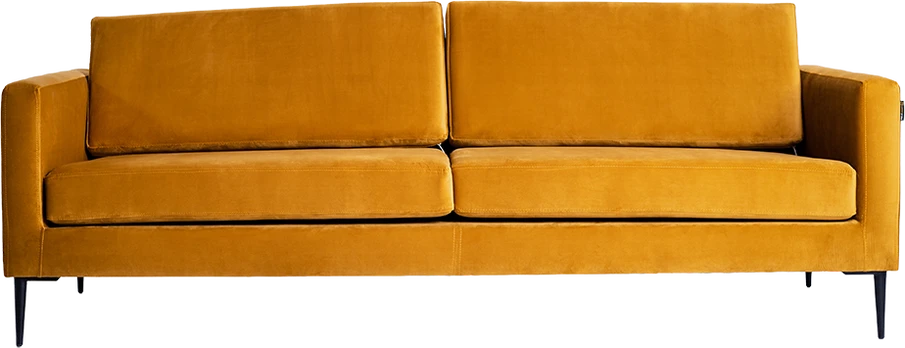 Customform Sofa, VERGAN, 212x88 cm, Juoda