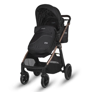 Hapi Soley Jet Black Vežimėlis 3 in 1