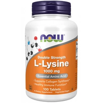 NOW L-Lysine 1000mg - 100 tabl.
