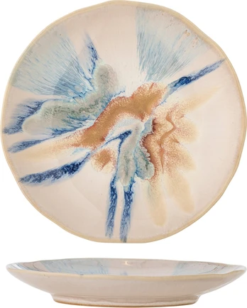 Bloomingville - Imogen Plate - Multi - Stoneware