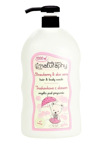 Naturaphy Dušo želė 1000ml Braškių