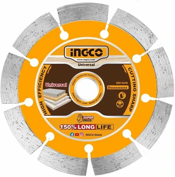 Ingco DMD011251 Cutting wheel, diamond, dry cutting 125x1