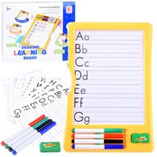 Piešimo lenta, su priedais Learning, geltona kaina