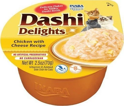 INABA Cat Dashi Delights Vištiena su sūriu 70 g
