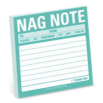 Knock Knock Nag Note Sticky Notes