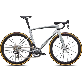S-Works Tarmac SL9 plento dviratis | SRAM Red AXS | Satin Silver Dust - Gloss Chrome, 56