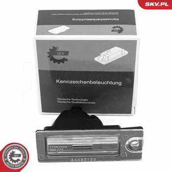 Valstybinio numerio apšvietimas ESEN SKV 72SKV025